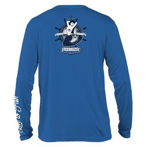 Classic Marlin Long Sleeve UV Shirt, Offshore Blue | Live To Fish